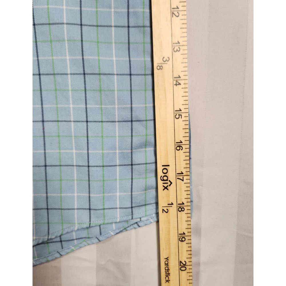Lot 3 Vintage 90s Y2K LL Bean Button Outdoor Shirts Mens Large Medium Plaid 0030 - Picture 9 of 15